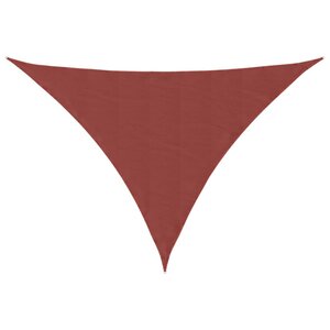 vidaXL Voile de parasol tissu oxford triangulaire 4x5x5 m terre cuite