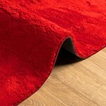 vidaXL Tapis HUARTE à poils courts doux et lavable rouge 80x250 cm
