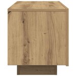 vidaXL Meuble TV chêne artisanal 100x35x40 cm bois d'ingénierie