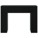 vidaXL Table basse Noir 102 x 35 x 75 cm Bois d'ingénierie
