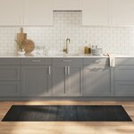 vidaXL Tapis rectangulaire gris 70x200 cm bambou