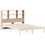vidaXL Tête de lit avec rangement 160 cm bois massif de pin