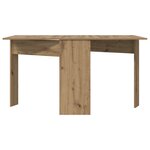 vidaXL Table à dîner 138 x 70 x 73 5 cm Bois d'ingénierie