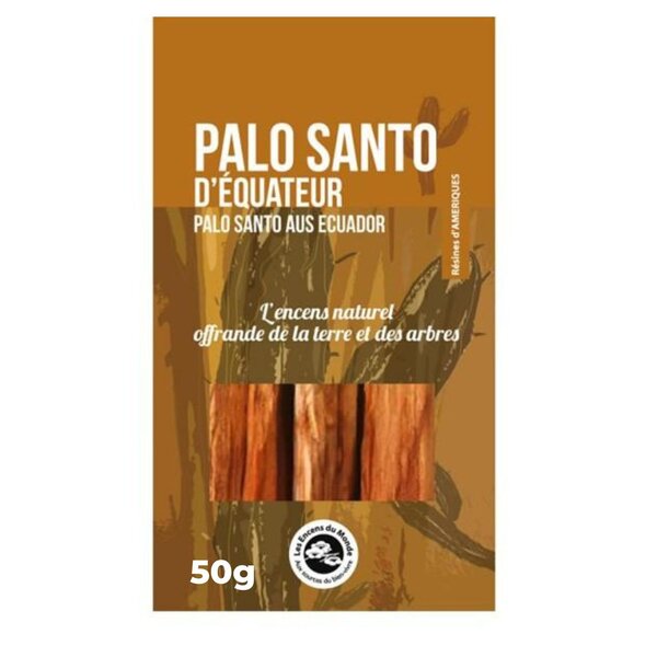 Bâtonnets de bois Palo Santo à brûler 50 g