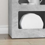 vidaXL Buffet Gris béton 40 x 35 x 100 5 cm Bois d'ingénierie