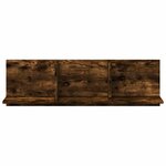 vidaXL Armoire murale 100x16 5x30 cm chêne fumé bois d'ingénierie