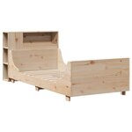 vidaXL Cadre de lit sans matelas 90x200 cm bois de pin massif