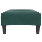 vidaXL Repose-pied vert foncé 77x55x31 cm velours
