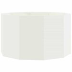 vidaXL Jardinière Blanc 90 x 90 x 50 cm Acier