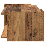 vidaXL Table basse Bois ancien 90 x 50 x 33 cm Bois d'ingénierie