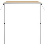vidaXL Auvent de camping-car et caravane 1 8x2x2 15 m Beige
