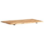 vidaXL Dessus de table Bois d'acacia massif 100x(50-60)x2 5 cm