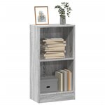 vidaXL Bibliothèque sonoma gris 40x24x76 cm bois d'ingénierie