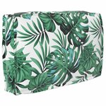 vidaXL Set de coussins de palette avec oreiller 3 Pièces Motif de feuille