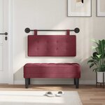 vidaXL Tête de lit suspendue Tissu