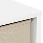 vidaXL Buffet avec tiroir Blanc 35 x 32 x 99 5 cm