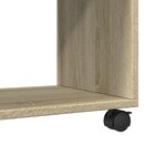 vidaXL Armoire à roulettes chêne sonoma 37x33x42 5cm bois d’ingénierie