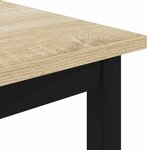 vidaXL Table basse Sonoma 80 x 80 x 45 cm Bois d'ingénierie