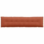 vidaXL Coussin de Dos Rouge orange 200 x 50 cm Tissu en velours côtelé