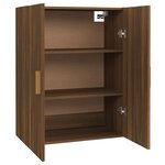vidaXL Armoire murale suspendue Chêne marron 69 5x34x90 cm