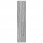 vidaXL Cloison de séparation sonoma gris bois d'ingénierie