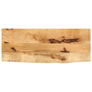 vidaXL Dessus de table 80x30x2 5 cm bord vif bois massif manguier brut