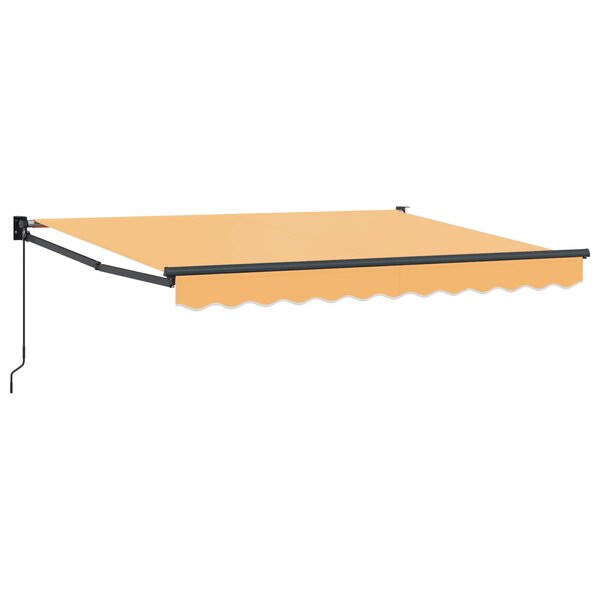vidaXL Auvent rétractable Sable 3 x 2 m 100  Polyester et Aluminium