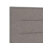 Tête de lit design Lignes Taupe 80 cm en tissu