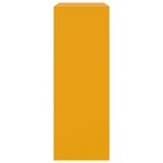 vidaXL Buffet jaune moutarde 67x39x107 cm acier