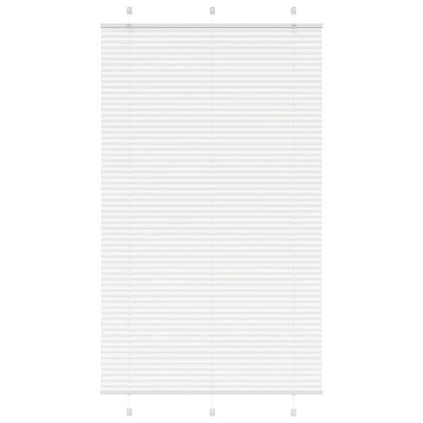 vidaXL Store plissé blanc 115x200cm largeur du tissu 114 4cm polyester