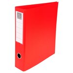 Classeur Rembordé Pvc 4 Anneaux En D De 50mm En 3ème De Couverture - A4 Maxi - Rouge - Exacompta