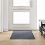 vidaXL Tapis Couloir Gris 80 x 200 cm tissu