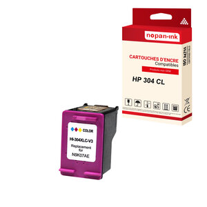 Nopan-ink - x1 cartouche hp 304 cl xl 304 clxl compatible