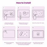 vidaXL Film miroir 2 Pièces Argent PET