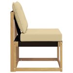 vidaXL Sofa de milieu extérieur Blanc