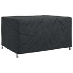 vidaXL Housse pour mobilier d'extérieur Noir 180 x 140 x 90 cm 420D
