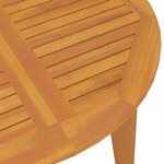 vidaXL Ensemble à manger de jardin 5 Pièces Bois d'acacia solide