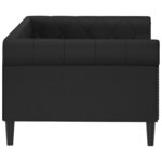 vidaXL Lit de jour sans matelas noir 90x190 cm similicuir