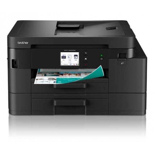 Imprimante multifonction couleur recto verso Brother MFC-J4550DW avec fax Wi-Fi 20 ppm et chargeur automatique de documents 20 feuilles