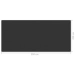 vidaXL Tapis de tente 250x550 cm Anthracite