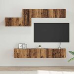 vidaXL Ensemble meuble TV 7 Pièces Bois ancien 60 x 30 x 30 cm