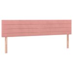 vidaXL Cadre de lit sans matelas rose 120x190 cm velours