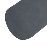 vidaXL Coussins d'accent 2 Pièces Gris foncé Ø 15 x 40 cm