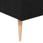 Buffet vidaXL Noir Chêne 90x34x80 cm en bois reconstitué