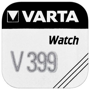 Pile oxyde argent pour montres V399 (SR57) High Drain VARTA