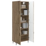 vidaXL Ensemble de Meubles 2 Pièces 66 x 34 5 x 89 5 cm Bois d'ingénierie
