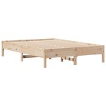 vidaXL Cadre de lit sans matelas 160x200 cm bois massif de pin
