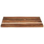 vidaXL Dessus de table carré 70x70 cm 25-27 mm Bois de récupération