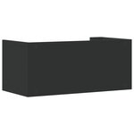 vidaXL Étagère murale noir 70 5x35x30 5 cm bois d'ingénierie