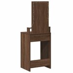 vidaXL Table de Toilette Marron 50 x 41 x 140 cm Bois d'ingénierie